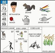 Buku Mimpi 2D Bergambar Cicak Jatuh