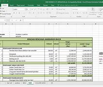 Cara Menghitung Rab Excel